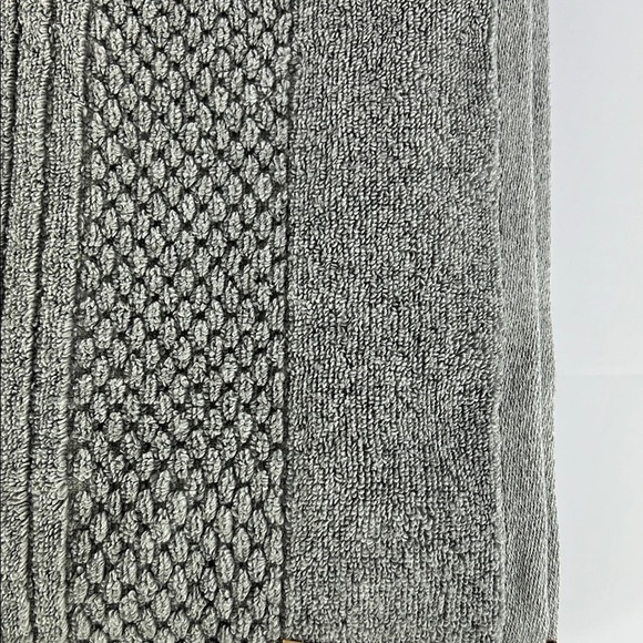 2 PC Common Thread Eco Melange BAMBOO Bath Towels Gray Oversized Zero Twist NEW - Picture 5 of 7